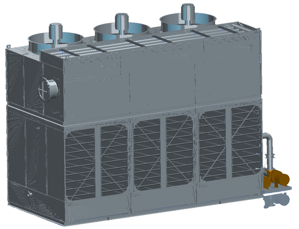 顺流蒸发式凝汽器